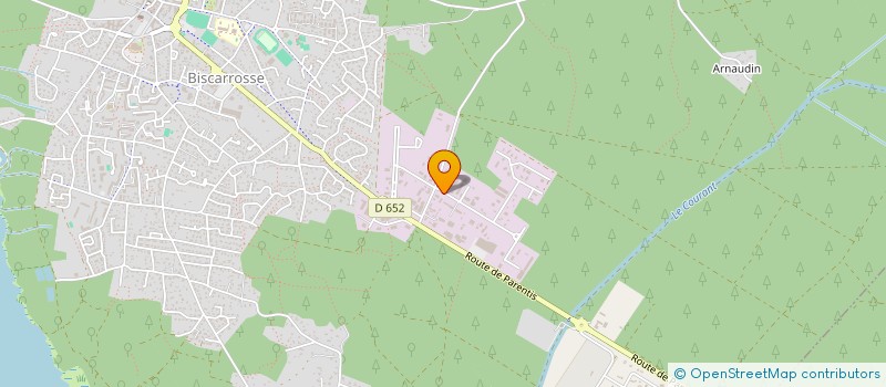 localisation de l'entreprise MONSIEUR FREDERIC DAURIS  BISCARROSSE