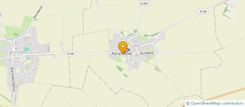 localisation de l'entreprise MONSIEUR FREDERIC DAUSSY  SAVY