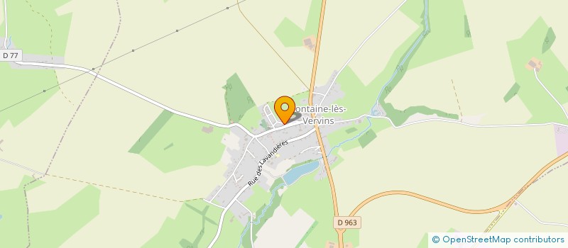 localisation de l'entreprise MONSIEUR FREDERIC DAUTIGNY à FONTAINE-LES-VERVINS
