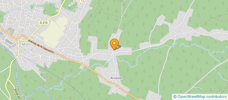 localisation de l'entreprise MONSIEUR FREDERIC DAVANTURE  MIOS