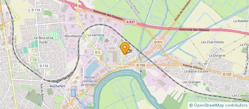 localisation de l'entreprise MONSIEUR FREDERIC DAVID  ROCHEFORT