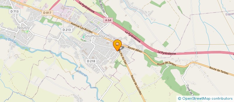 localisation de l'entreprise MONSIEUR FREDERIC DAVID  SOUMOULOU