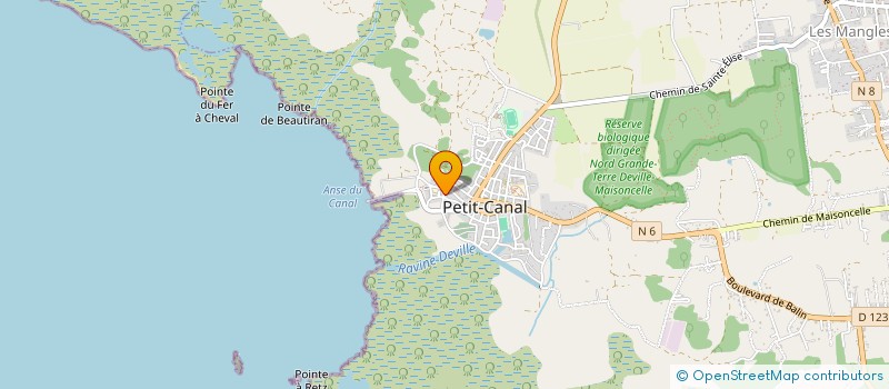 localisation de l'entreprise MONSIEUR FREDERIC DAYDE à PETIT-CANAL