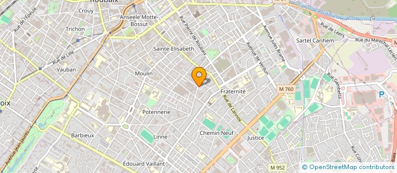 localisation de l'entreprise MONSIEUR FREDERIC DE BACKER  ROUBAIX