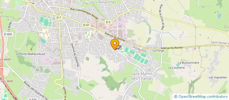 localisation de l'entreprise MONSIEUR FREDERIC DE BACKER  AVRANCHES