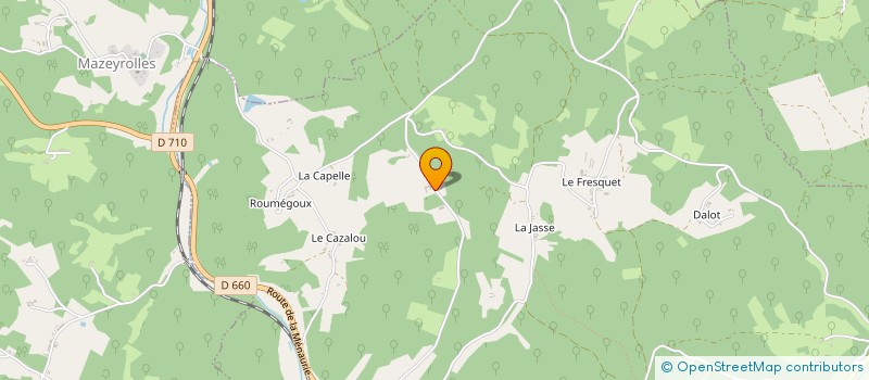 localisation de l'entreprise MONSIEUR FREDERIC DE BLAY DE GAIX  SAINT-CERNIN-DE-L'HERM