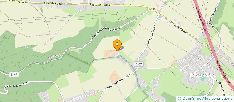 localisation de l'entreprise MONSIEUR FREDERIC DE BOCK  LA VAUPALIERE