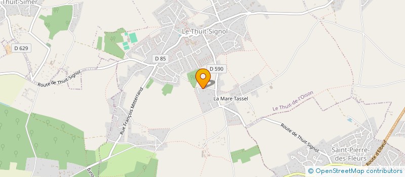 localisation de l'entreprise MONSIEUR FREDERIC DE CASTRO  LE THUIT DE L'OISON