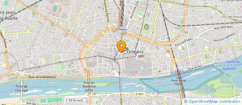 localisation de l'entreprise MONSIEUR FREDERIC DE CHANLAIRE  ORLEANS