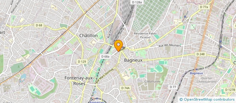 localisation de l'entreprise MONSIEUR FREDERIC DE FRIAS à BAGNEUX