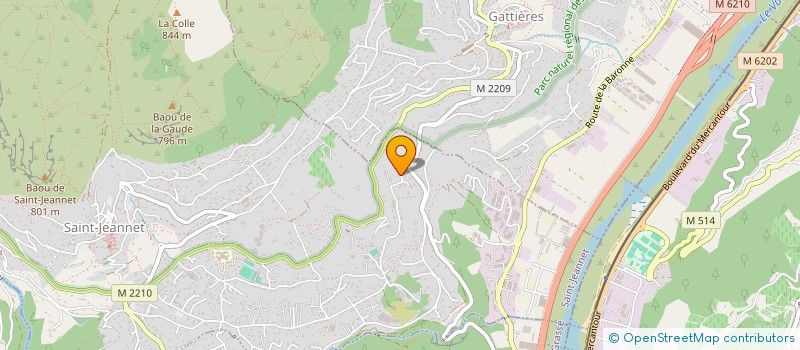 localisation de l'entreprise MONSIEUR FREDERIC DE GUIO  SAINT-JEANNET