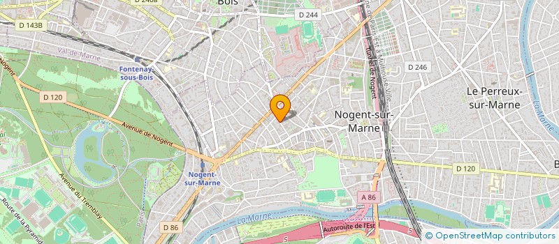 localisation de l'entreprise MONSIEUR FREDERIC DE JESUS  BAILLY-ROMAINVILLIERS