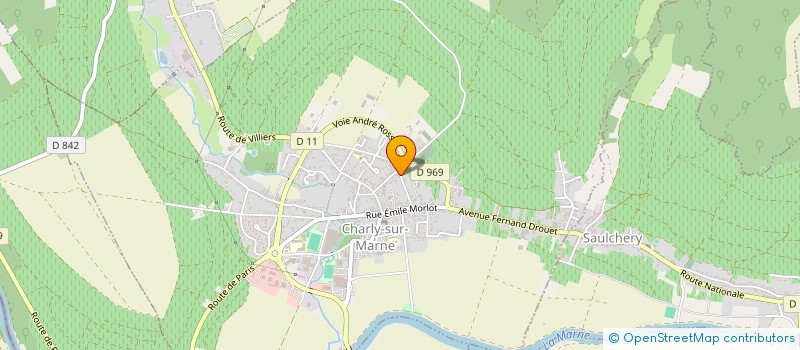 localisation de l'entreprise MONSIEUR FREDERIC DE JESUS MARQUES  CHARLY-SUR-MARNE