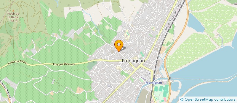localisation de l'entreprise MONSIEUR FREDERIC DE MARCO à FRONTIGNAN