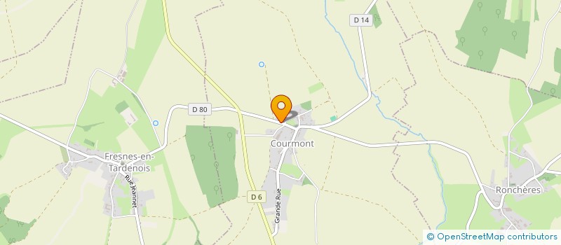 localisation de l'entreprise MONSIEUR FREDERIC DE MEDEIROS  CIERGES