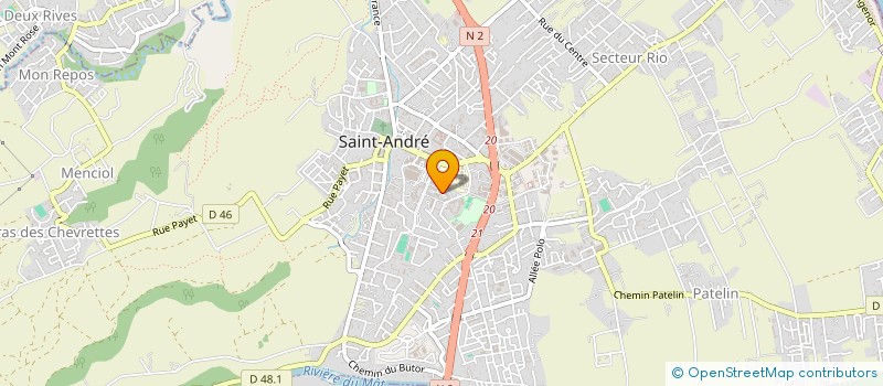 localisation de l'entreprise MONSIEUR FREDERIC DE PIERETTI à SAINT-ANDRE