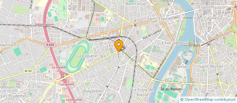 localisation de l'entreprise MONSIEUR FREDERIC DE SEREVILLE à TOULOUSE
