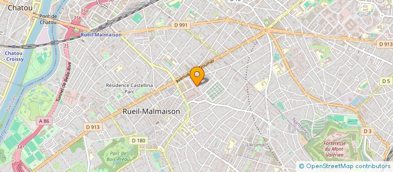 localisation de l'entreprise MONSIEUR FREDERIC DEBAINS à RUEIL-MALMAISON