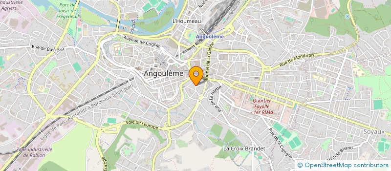 localisation de l'entreprise MONSIEUR FREDERIC DEBEC à ANGOULEME