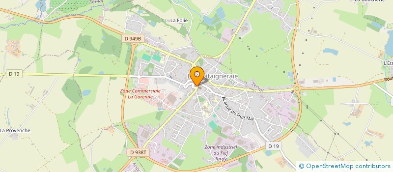 localisation de l'entreprise MONSIEUR FREDERIC DEBINSKI à LA CHATAIGNERAIE