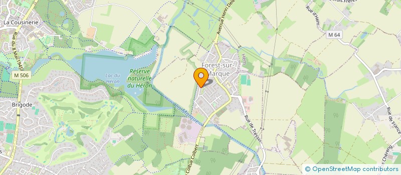 localisation de l'entreprise MONSIEUR FREDERIC DEBOUVER  FOREST-SUR-MARQUE