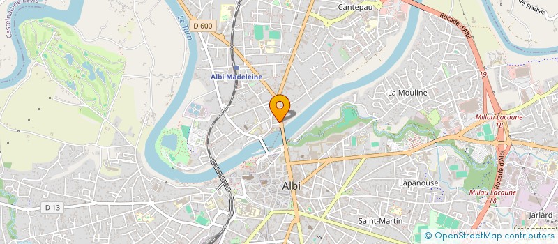 localisation de l'entreprise MONSIEUR FREDERIC DECAZY à ALBI