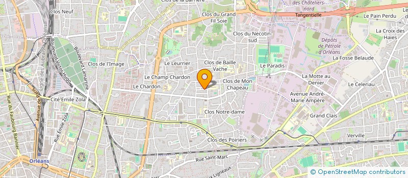 localisation de l'entreprise MONSIEUR FREDERIC DECHAUFFOUR à ORLEANS