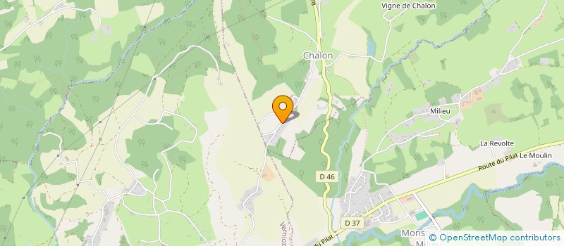 localisation de l'entreprise MONSIEUR FREDERIC DECHAVANNE  CHALON