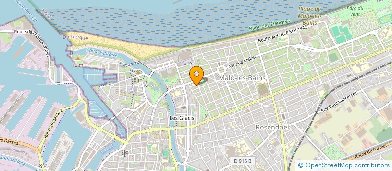 localisation de l'entreprise MONSIEUR FREDERIC DECLERCQ  GRAVELINES