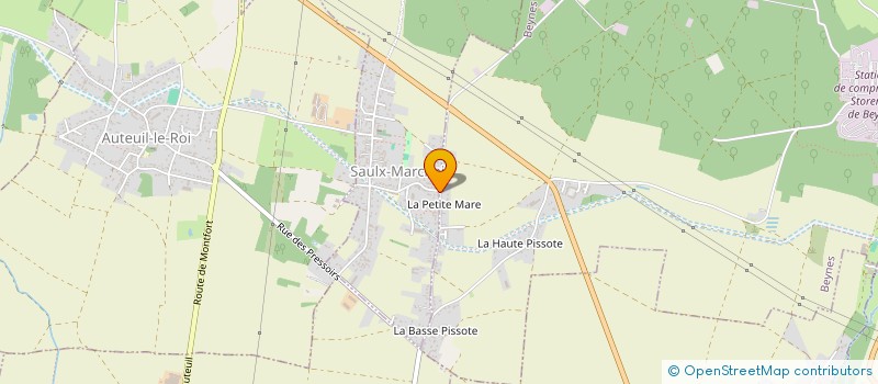 localisation de l'entreprise MONSIEUR FREDERIC DECOUARD  SAULX-MARCHAIS