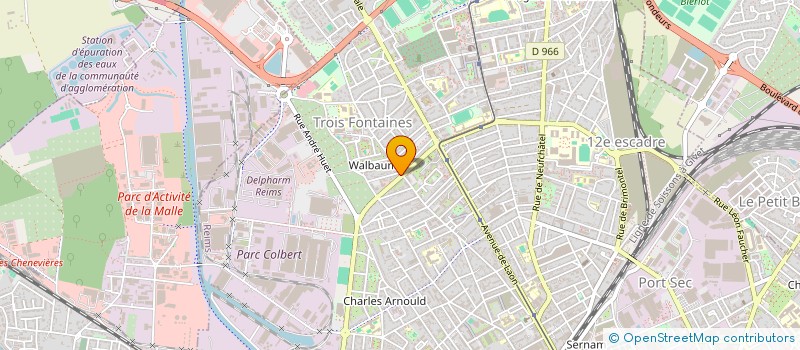 localisation de l'entreprise MONSIEUR FREDERIC DEDRIE  REIMS