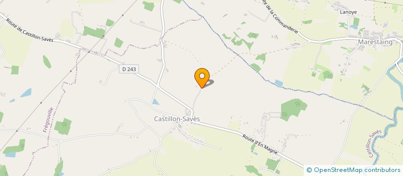 localisation de l'entreprise MONSIEUR FREDERIC DEFALQUE  CASTILLON-SAVES