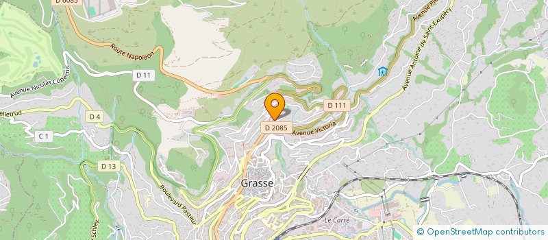 localisation de l'entreprise MONSIEUR FREDERIC DEFENTE à GRASSE