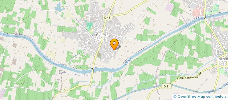 localisation de l'entreprise MONSIEUR FREDERIC DEGARDIN  CLAIRA