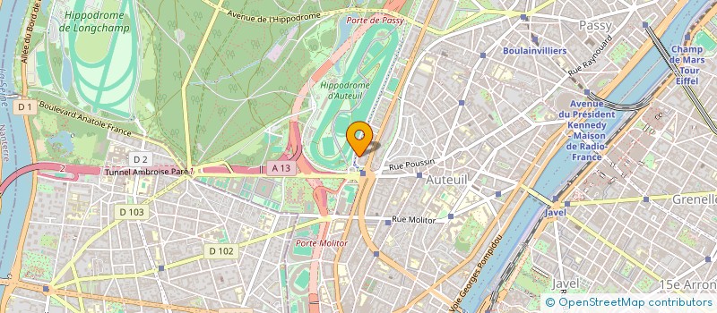 localisation de l'entreprise MONSIEUR FREDERIC DEGRET  PARIS