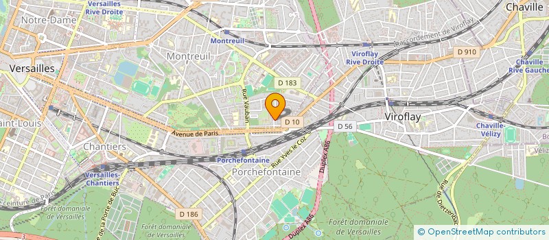 localisation de l'entreprise MONSIEUR FREDERIC DEHESTRU à VERSAILLES