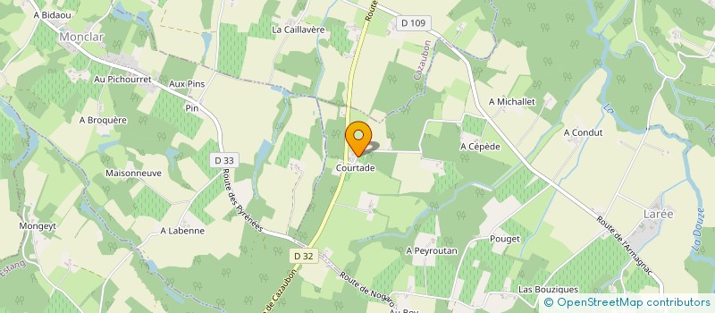 localisation de l'entreprise MONSIEUR FREDERIC DEHEZ  LAREE