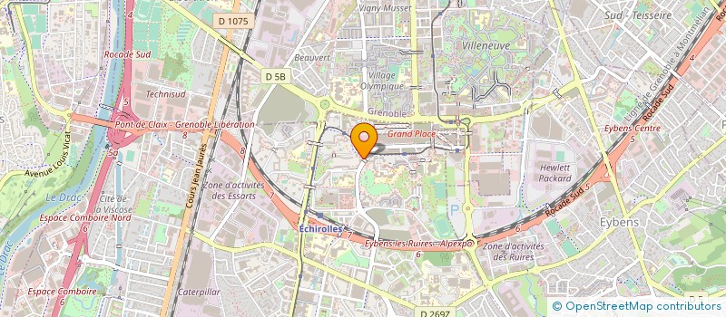 localisation de l'entreprise MONSIEUR FREDERIC DEHODENCQ  ECHIROLLES