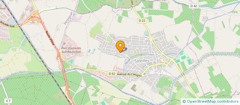 localisation de l'entreprise MONSIEUR FREDERIC DEJONGHE  SALEILLES