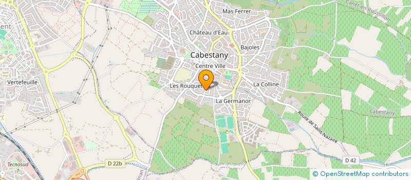 localisation de l'entreprise MONSIEUR FREDERIC DEL AGUILA  CABESTANY