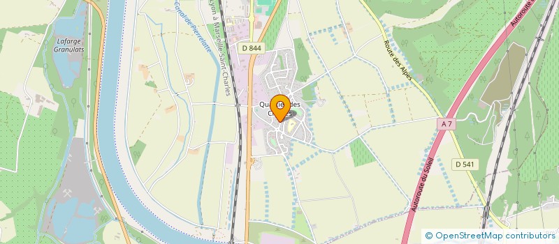 localisation de l'entreprise MONSIEUR FREDERIC DELACHANAL  DONZERE