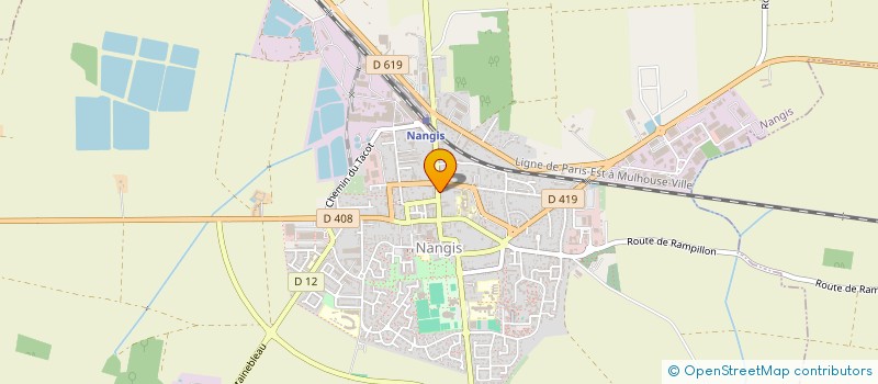 localisation de l'entreprise MONSIEUR FREDERIC DELACHAUME  NANGIS