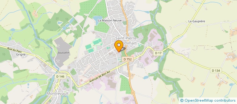 localisation de l'entreprise MONSIEUR FREDERIC DELACHESNAIS  BEAUPREAU-EN-MAUGES