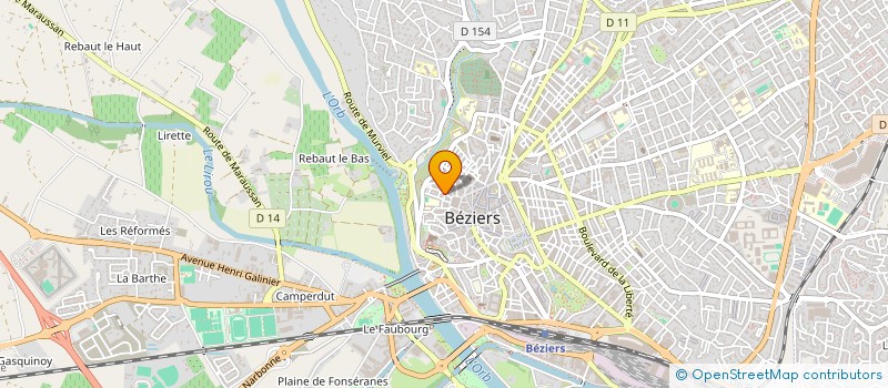 localisation de l'entreprise MONSIEUR FREDERIC DELACRUZ à BEZIERS