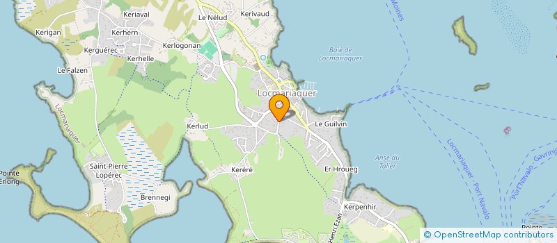 localisation de l'entreprise MONSIEUR FREDERIC DELAGE  LOCMARIAQUER