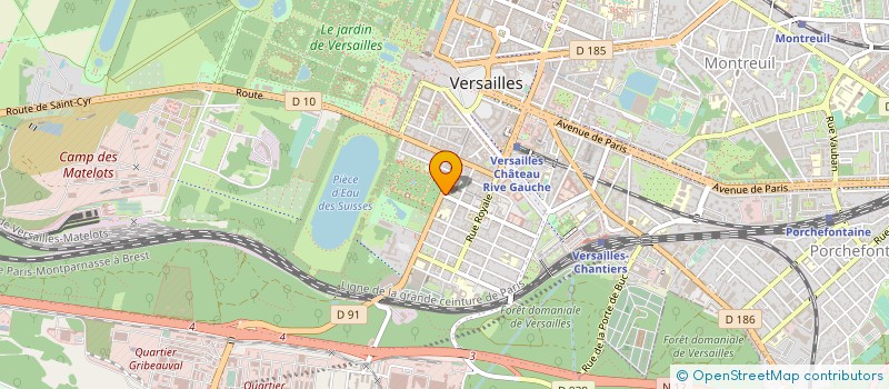 localisation de l'entreprise MONSIEUR FREDERIC DELAMEA à VERSAILLES