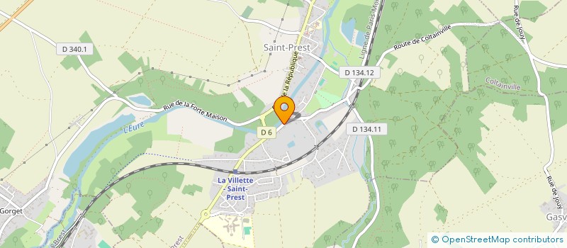 localisation de l'entreprise MONSIEUR FREDERIC DELAPERRIERE à SAINT-PREST