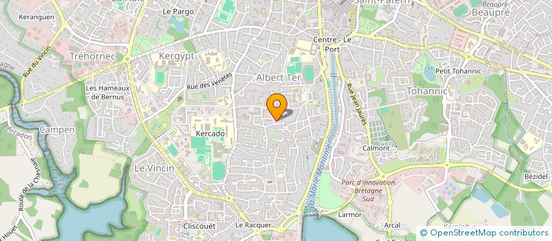 localisation de l'entreprise MONSIEUR FREDERIC DELARGE à VANNES