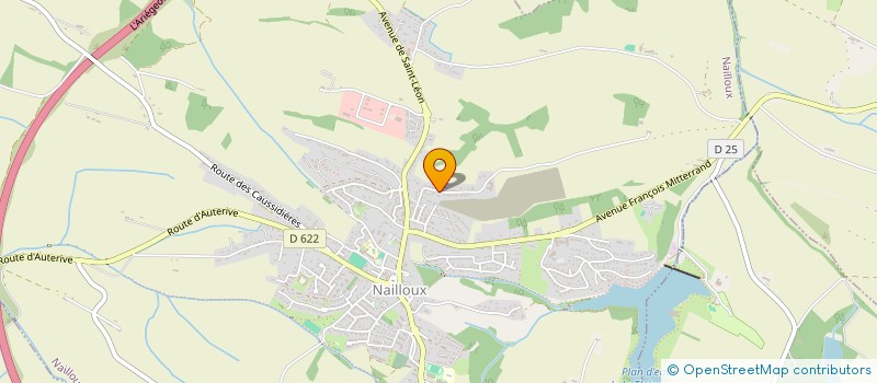 localisation de l'entreprise MONSIEUR FREDERIC DELARUE  NAILLOUX