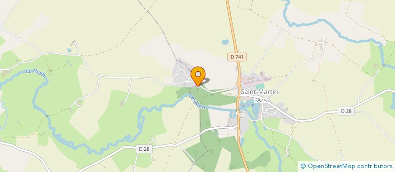 localisation de l'entreprise MONSIEUR FREDERIC DELAUNAY  CHATEAU-GARNIER